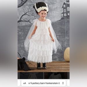pottery barn costume set bride& frankenstien